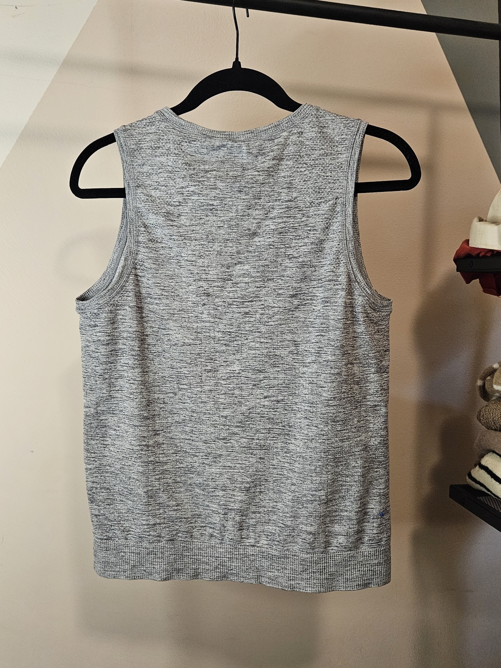 Athleta Heather Gray Knit Tank Top - Picture 2 of 5
